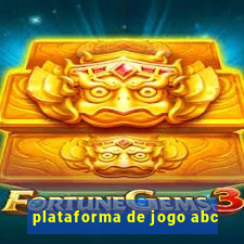 plataforma de jogo abc